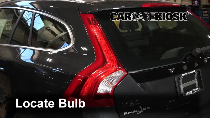 2015 Volvo V60 T5 2.0L 4 Cyl. Turbo Lights Reverse Light (replace bulb)